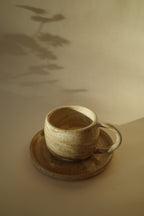 Cup 07 & Plate 09 - Warm Ochre