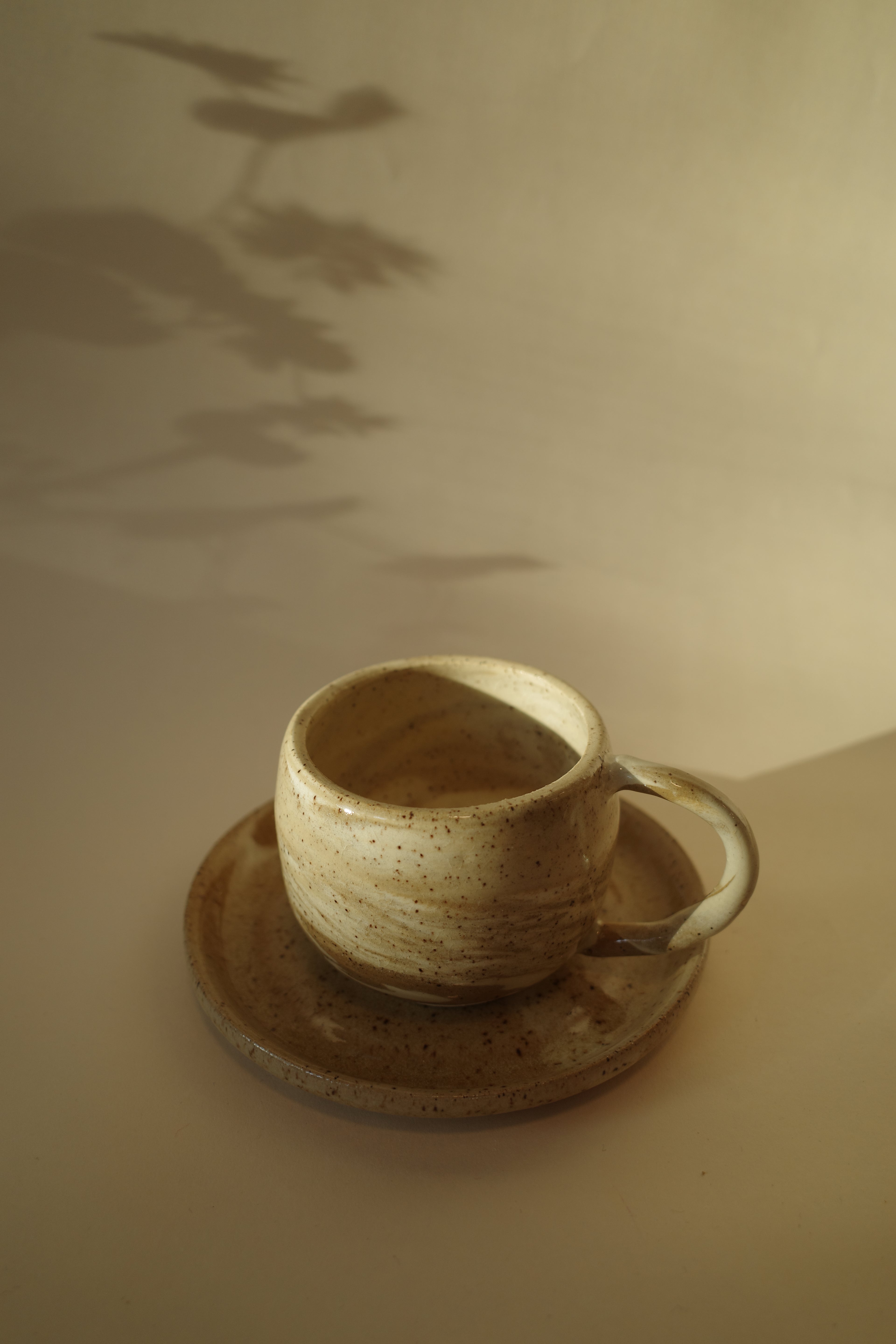 Cup 07 & Plate 09 - Warm Ochre
